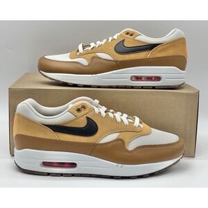 Nike Air Max 1 Essential Flax British Tan Size 10 FZ5808 004
